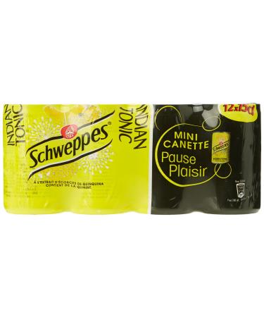 Schweppes Indian Tonic Cans 12 x 15 cl