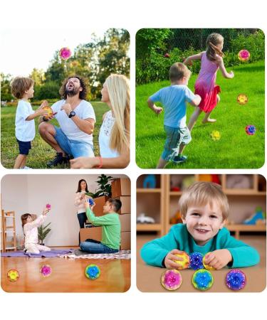 6 Pieces Astro Jump Balls - Bright Moon Bouncing Toy 7cm for Kids - High Jumping Rubber Balls for Parties - Buy Online on GoSupps.com