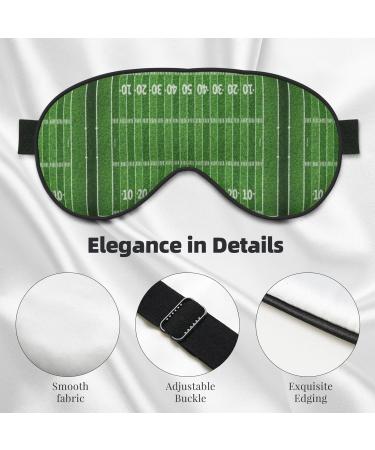 Shop Double-Sided Eye Mask | Unisex American Football Field Sleep Shade | Comfortable Sleeping Mask for Better Sleep - Buy Online on GoSupps.com