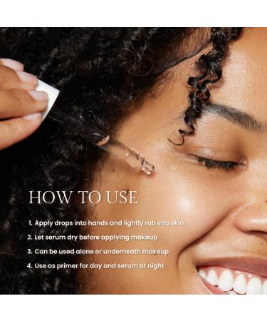 OFIR Barrier Drops Hydrating Primer Serum for Women | Brightening Vitamin C Face Serum with Lumi Vegan Texture | Lightweight Skin Enhancer for Daily Glow | Daily Base Primer | 1 FL OZ Bottle - Buy Online on GoSupps.com