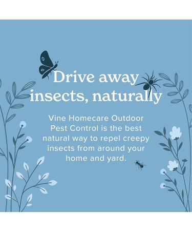 Vine Homecare 32oz Outdoor Pest Control Spray - Repels Lice, Flies, Beetles, Spiders, Mosquitoes, Ants & More - Natural Non-Toxic Formula - Quick & Easy Pest Control - Safe for Kids & Pets - Buy Online on GoSupps.com