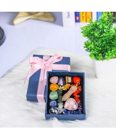ABHISUBYA Women's Crystal Gift Set - Healing Crystals, Seven Chakra Stones, Meditation Accessories - Perfect Gift for Women - Buy Online on GoSupps.com