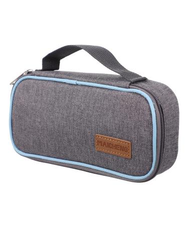 Healeved Portable Cooler 1pc Insulin Cooler Box Cooler Bag Ice Bag Portable Bag Cloth Blue Portable Protective Case Cooler Box Insulin Pen Cooler Blue 21X4.5X10cm
