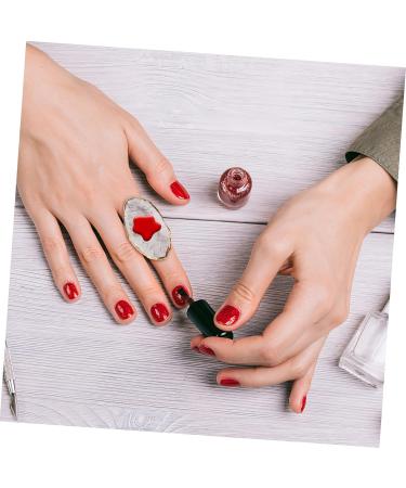 5pcs Nail Art Ring Palette - Salon-Quality Nail Gel & Polish Mixing Tray for Perfect Nail Art | Healeved - Buy Online on GoSupps.com