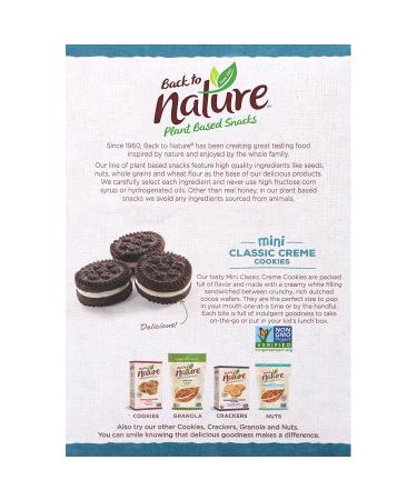Back To Nature Non-GMO Mini Classic Creme Cookies 6 Ounce Cocoa Classic - Pack of 1 - Buy Online on GoSupps.com