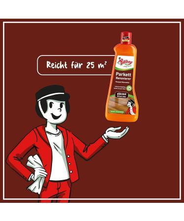 Poliboy Parquet Renovator Shiny - 2.5L (5x500ml) | Glossy Finish for Wooden & Cork Floors | Made in Germany - Buy Online on GoSupps.com