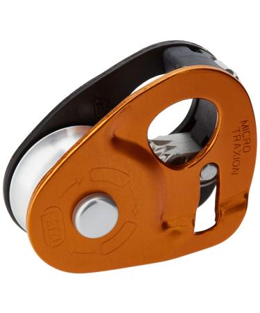 Petzl Unisex_Adult Seilrollen Micro Traxion Cable Pulley, Yellow, Standard Size Single - Buy Online on GoSupps.com