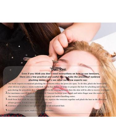 Demi Rose Professional Stainless Steel Tweezers for Precision Ingrown Hair Removal - Tea Rose - Buy Online on GoSupps.com