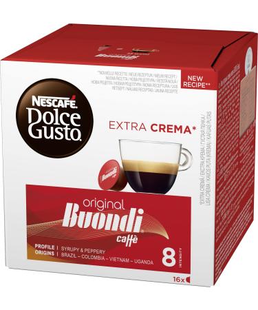 NESCAF Dolce Gusto Espresso Buondi 48 coffee capsules intensity 8 velvety cream individually packed 1 x 16 capsules