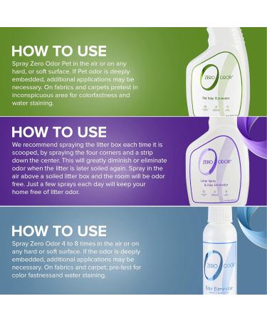 Zero Odor ZOP 1062 Lover's Kit Cats Odor Remover - Buy Online on GoSupps.com