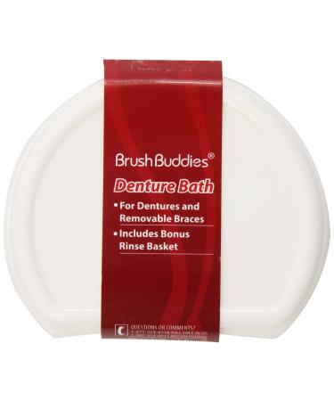 Brush Buddies Denture Bath, Colors May Vary