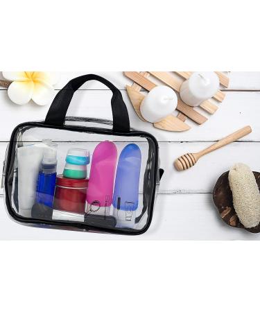 Buy Mygadget Travel Bottles Set - 4 Silicone Leakproof Containers for Air Travel - Blue & Pink - Ideal for Hand Luggage - Buy Online on GoSupps.com