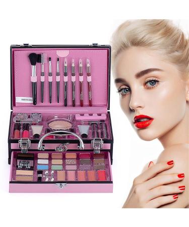 Adawd Professional Make-Up Set | All-in-One Eyeshadow Palette Blush Lipstick Eyeliner & More | International Shipping Available - Buy Online on GoSupps.com