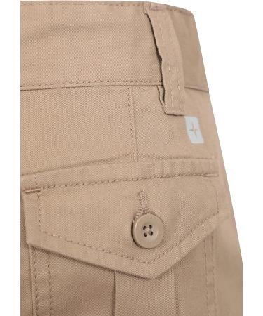 Mountain Warehouse Kids Cargo Shorts - 100% Cotton Beige (13 Years) | Summer Pants - Buy Online on GoSupps.com