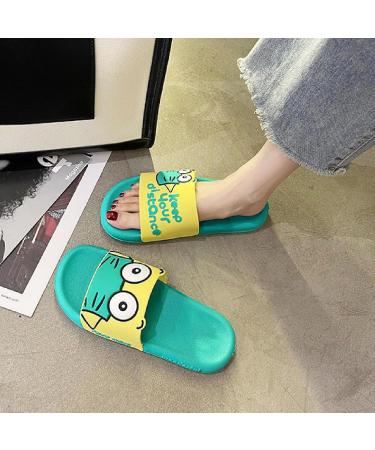 Weikeya Non-Slip Shower Shoes - Breathable PVC Summer House Shoes with Great Damping Effect for Beach - EU Size 36/37 Green - Buy Online on GoSupps.com