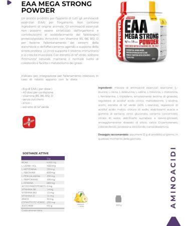 Nutrend EAA Mega Strong Powder Ananas + Pear 200 g - Buy Online on GoSupps.com