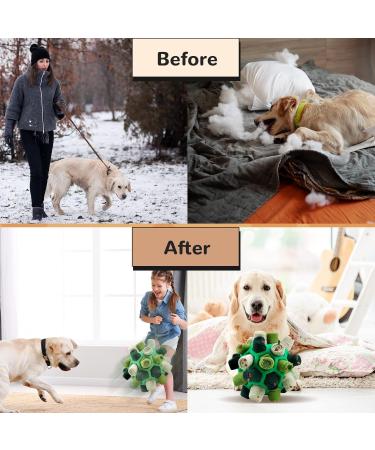 Larimuer Sniffing Ball for Dogs | Interactive Snuffle Toy for Small & Medium Pets | Portable Summer Green Sniffing Toy - Buy Online on GoSupps.com