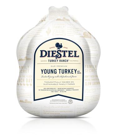Diestel, NAE Whole Turkey, Frozen, 10-12 lbs