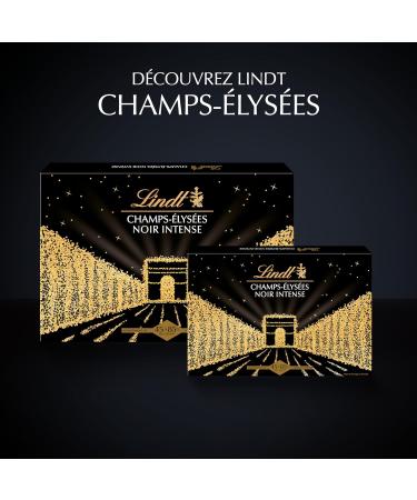 Lindt - Bo te CHAMPS- LYS ES Noir Intense - Assortiment de Chocolats Noirs de 45% 85% de taux de cacao Intenses Croustillants et Onctueux - Id al pour No l 168g - Buy Online on GoSupps.com