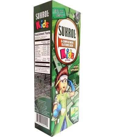 Sukrol Apple Syrup Dietary Supplement 8.11 oz fl - Suplemento Multivitaminico sabor a Manzana (Pack of 1) - Buy Online on GoSupps.com