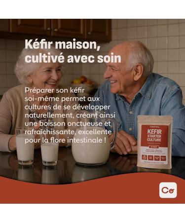 Coolinario L Reuteri Ferment K fir (5 Sachets de 1g) Cultures Vivantes avec Probiotiques | Cr meux & Acidul | Sans OGM Sans Conservateurs Sans Gluten | Halal Kasher 1 g (Lot de 5) - Buy Online on GoSupps.com