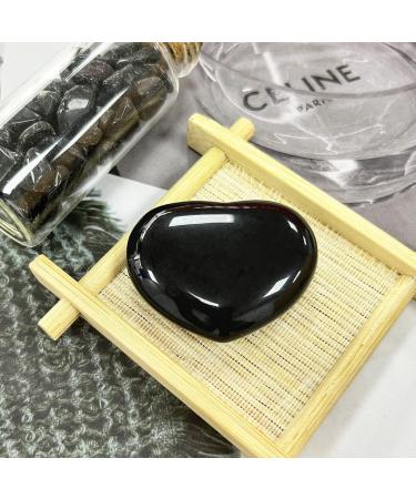 Xianvxi Black Obsidian Heart Palm Stone - Healing Reiki Crystal for Fear Alleviation | Perfect Valentine's Day Gift - Buy Online on GoSupps.com