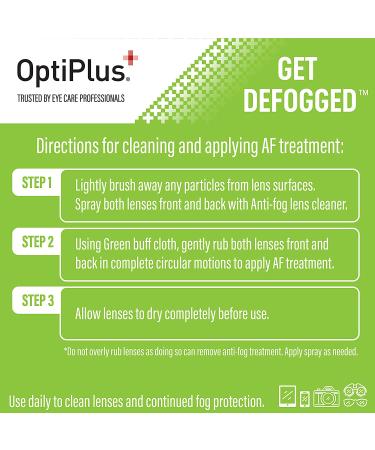OptiPlus Anti-Fog Lens Cleaning Spray Kit - 2oz - Buy Online on GoSupps.com