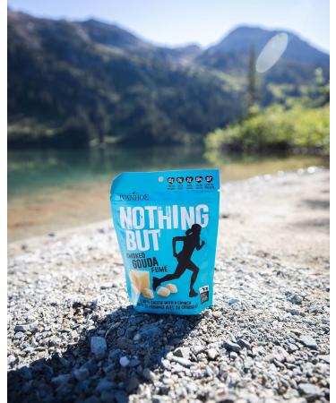 Ivanhoe Nothing But Cheese 100% Canadian Puffed High Protein Cheese Snacks Smoked Gouda 60g - Buy Online on GoSupps.com