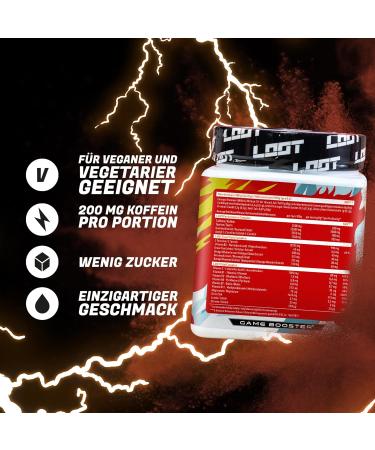 Loot Winter Edition Hazard Hero - Hot & Cold Game Booster | Flow-State Formula | 50 Servings (400g) | Caffeine & 20 High-Dose Ingredients | Orange Cinnamon | International Shipping Available - Buy Online on GoSupps.com