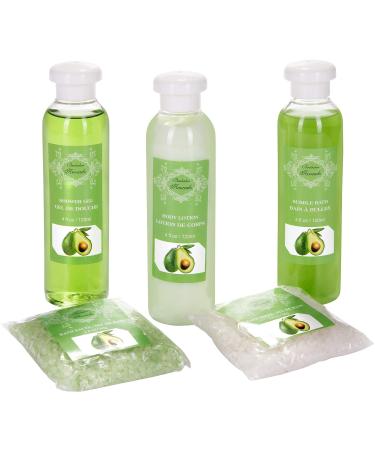 BRUBAKER Cosmetics 10-Piece Avocado Bath & Care Gift Set - Vintage White Beauty Cabinet for Spa Luxury - Buy Online on GoSupps.com