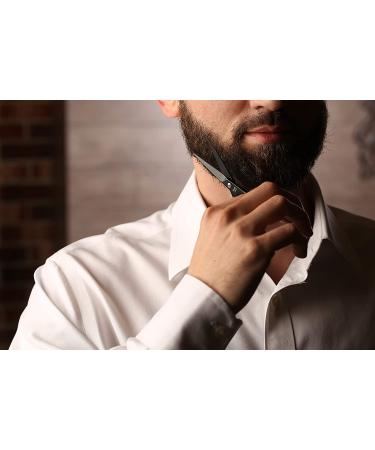 Small Travel Facial Hair Scissors for Eyebrows, Nose, Moustache, Beard - Precision Hair Cutting Tool - Buy Online on GoSupps.com