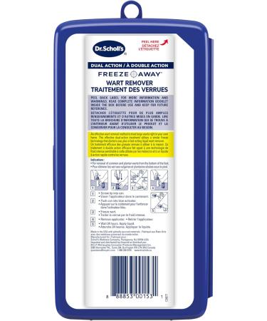 Dr. Scholl s Dual Action FreezeAway Wart Remover 12 Treatments. For Common and Plantar Warts 33 Count (Pack of 1) - Buy Online on GoSupps.com