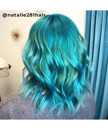 ARCTIC FOX Aquamarine Semi-Permanent Hair Color Dye - Vegan & Cruelty-Free (8 Fl Oz) - Buy Online on GoSupps.com