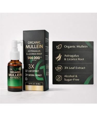 Gfouk Mullein Drops 3X Concentr Compl ment Alimentaire Botanique Organic Pour Adultes Actifs Routine Simple Pour Trajets Et Bureau Diluer Ou En Sublingual Selon tiquette (1) - Buy Online on GoSupps.com