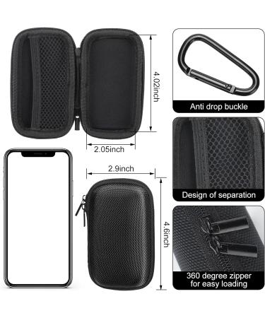 4 Pcs Asthma Inhaler Travel Case Hearing Aid Case Earbud Case Portable Zipper Carry Case Travel Case with Mesh Pocket for Inhaler Hearing Aid Other Accessories from Dust and Dirt Includes Case Only - Buy Online on GoSupps.com