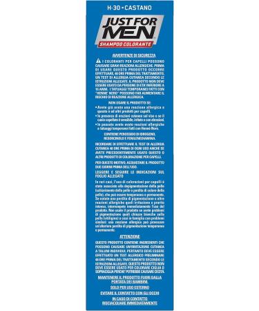  Just for men Just For Men COLORJUSTCN Colouring Shampoo H30 Castano 1 Pack of 1 - Buy Online on GoSupps.com