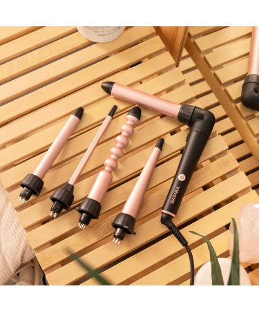 Cecotec SurfCare MultiWaves MultiWaves Curling iron special head 90 5 attachments ceramic coating adjustable temperature 140 to 200 degrees thermal glove bag 2 clips - Buy Online on GoSupps.com