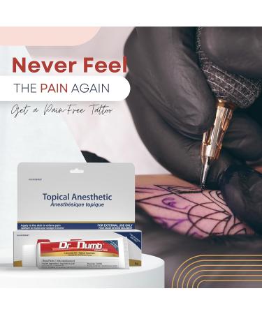 DR. NUMB 5% Lidocaine Topical Anesthetic Numbing Cream - 5g || Maximum Strength with Vitamin E for Pain Relief of Microneedling Piercing Tattoo Injection Sun Burn Hemorrhoid - Travel Size (10) - Buy Online on GoSupps.com