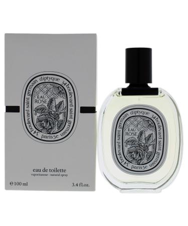 Diptyque Eau Rose Eau de Toilette - 3.4 oz 3.4 Fl Oz (Pack of 1)