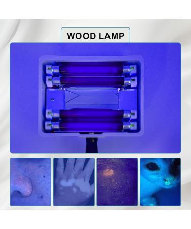 Elitzia Portable Beauty Salon Wood Lamp - USA Stock Facial Skin Care Analyzer | 3X Magnifying Lamp with Plastic Slide Cover ETSP023 for Flawless Skin Care - Buy Online on GoSupps.com