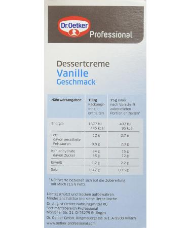 Dr. Oetker Vanilla Flavoured Paradise Cream 1kg - Buy Online on GoSupps.com