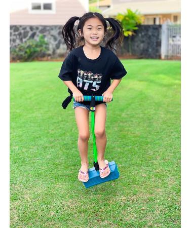 JOYIN Toy Foam Pogo Jumper for Kids and Toddlers - Safe and Fun Pogo Stick with 250 lb Capacity, Blue - Easy Carry Zippered Bag - Buy Online on GoSupps.com