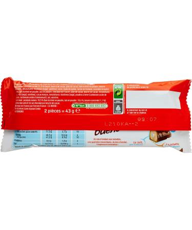 Kinder 1 Box of 30 Bueno Kinder Units with 2 Sticks Each - 43g x 30 - Buy Online on GoSupps.com