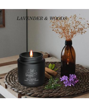 TRINIDa Luxury Black Sleep Scented Candle Gift Set for Men - Aromatherapy Birthday Gift to Relieve Stress & Promote Better Sleep - Buy Online on GoSupps.com