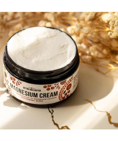 Magnesium Good Night Cream - Natural Relief for Muscle Tension & Leg Cramps | Safe for Pregnancy & Kids | Organic Vegan Night Lotion (Peppermint - Buy Online on GoSupps.com