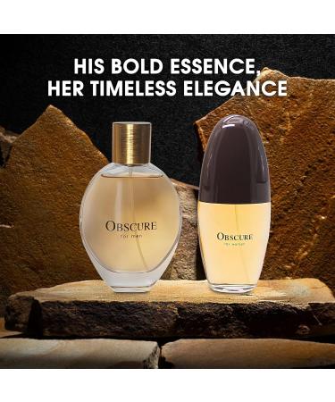 Obscure Couple Set Perfume for Women/Men Eau De Parfum - Amber Floral Jasmine Bourbon Vanilla & Woods Oriental-Floral Women/Men Cologne with a Modern Twist Elegant 100ml Bottle for Best Gift - Buy Online on GoSupps.com