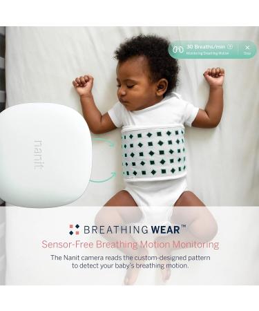 Nanit Pro Baby Monitoring System Bundle | 1080p Over The Cot Camera | Travel Multi-Stand & Breathing Wear Band | Night Vision Pro Camera - Tracks Newborn Sleep & Breathing | Sensor-Free - Buy Online on GoSupps.com