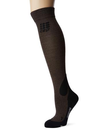 CEP Women's x Hiking Socks Brown/Black 4