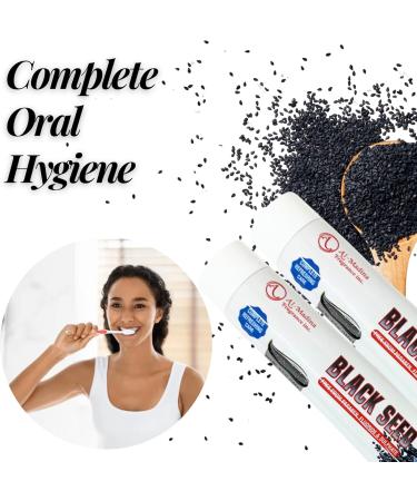 Natural Black Seed Toothpaste (5-Pack) Fluoride-Free & Paraben-Free Herbal Toothpaste for Sensitive Teeth with Lemongrass Orange Peel & Green Tea Fresh Breath & Oral Care - Buy Online on GoSupps.com