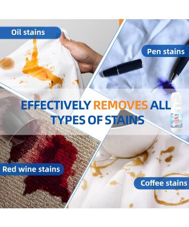 Effective Laundry Stain Remover 7.6oz | Removes Grease Coffee & Wine Stains from Fabrics & Carpets - Buy Online on GoSupps.com